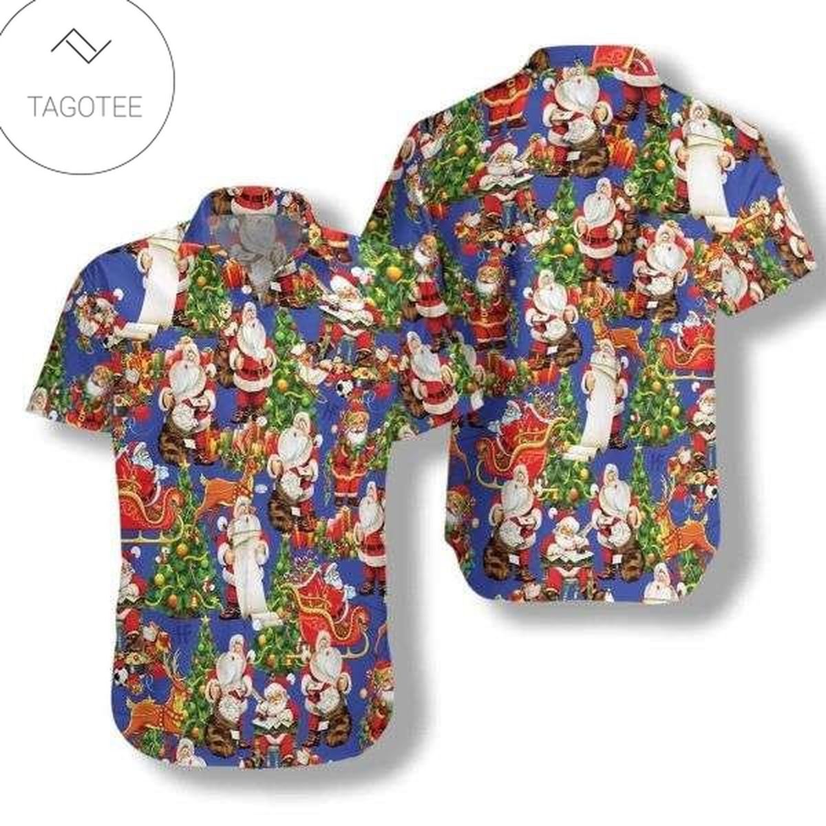 pattern with letter A Hawaiian Shirt