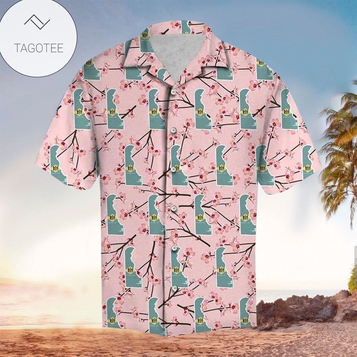 Peach Hawaiian Shirt Perfect Peach Clothing