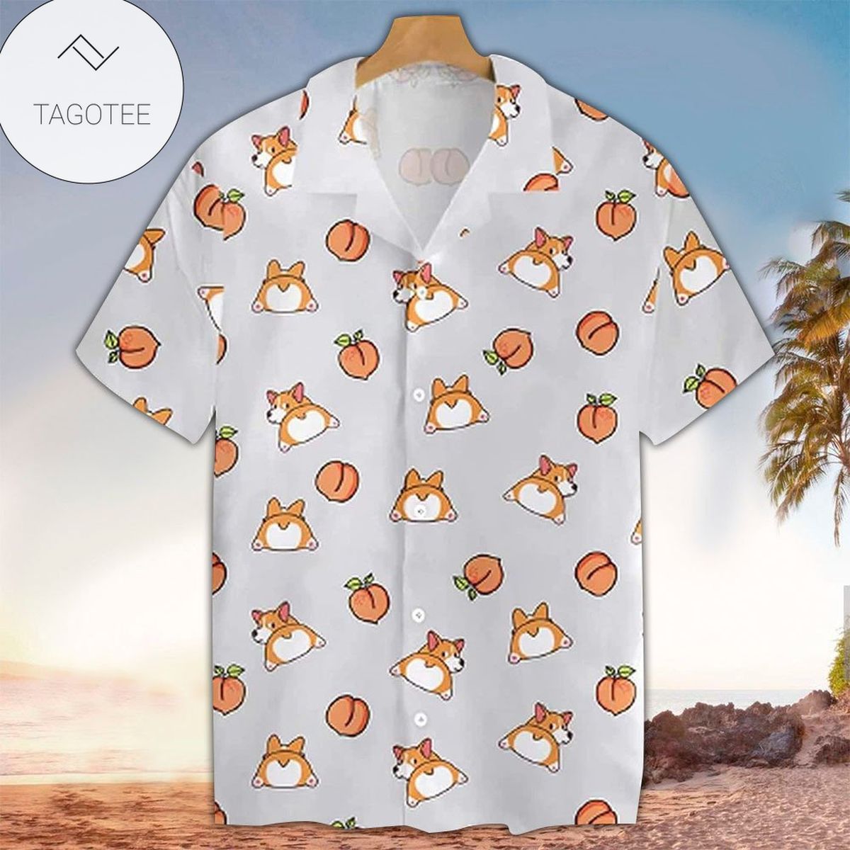 Peach Hawaiian Shirt Perfect Gift Ideas For Peach Lover