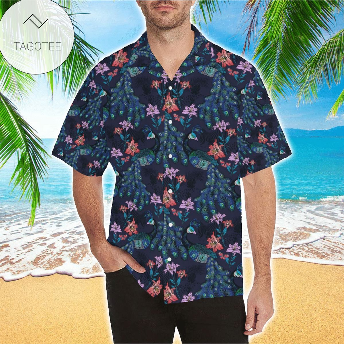 Peacock Hawaiian Shirt