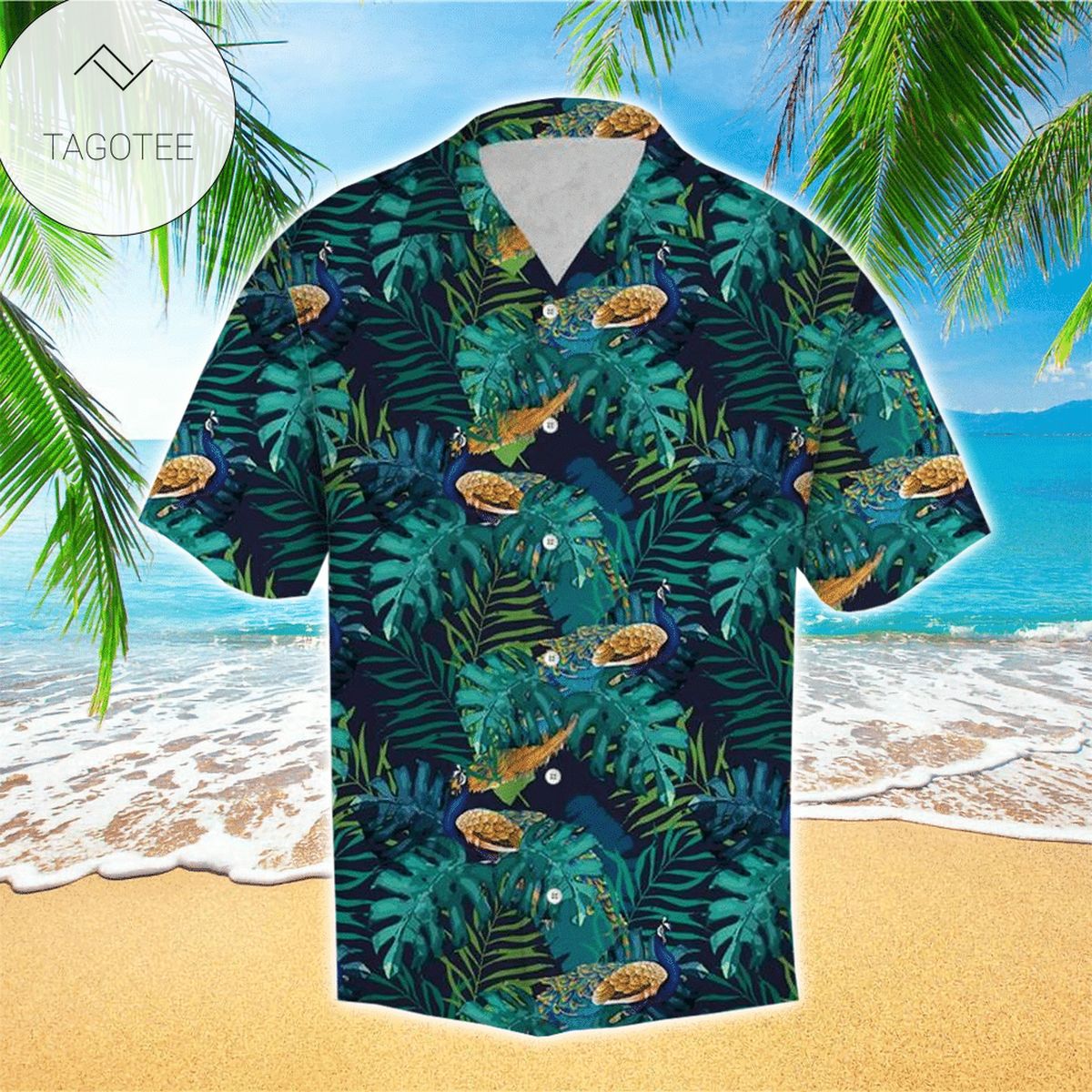 Peacock Hawaiian Shirt Perfect Gift Ideas For Peacock Lover