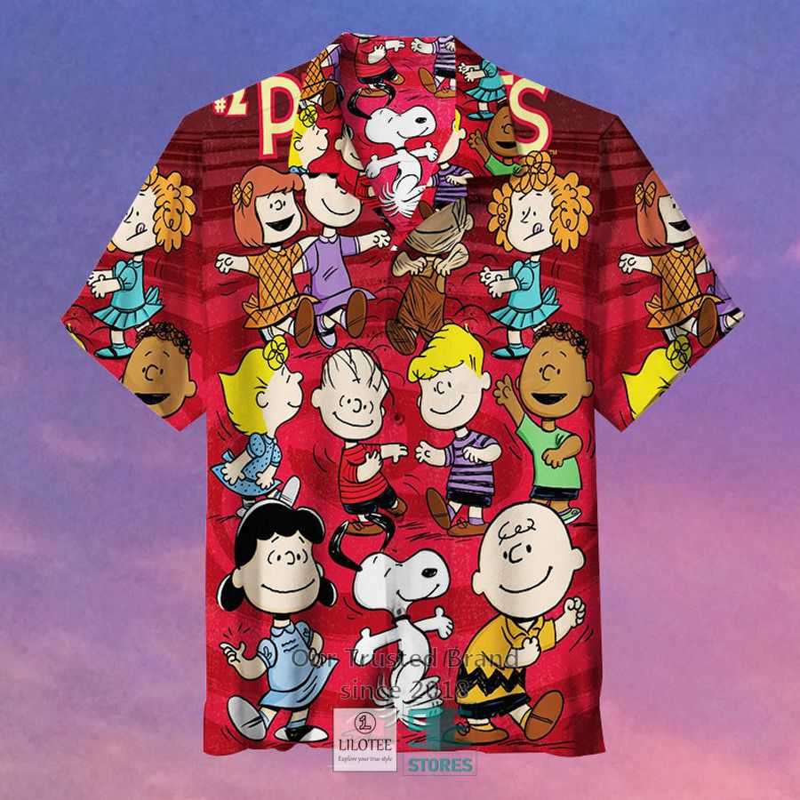 Peanuts cartoon Casual Hawaiian Shirt