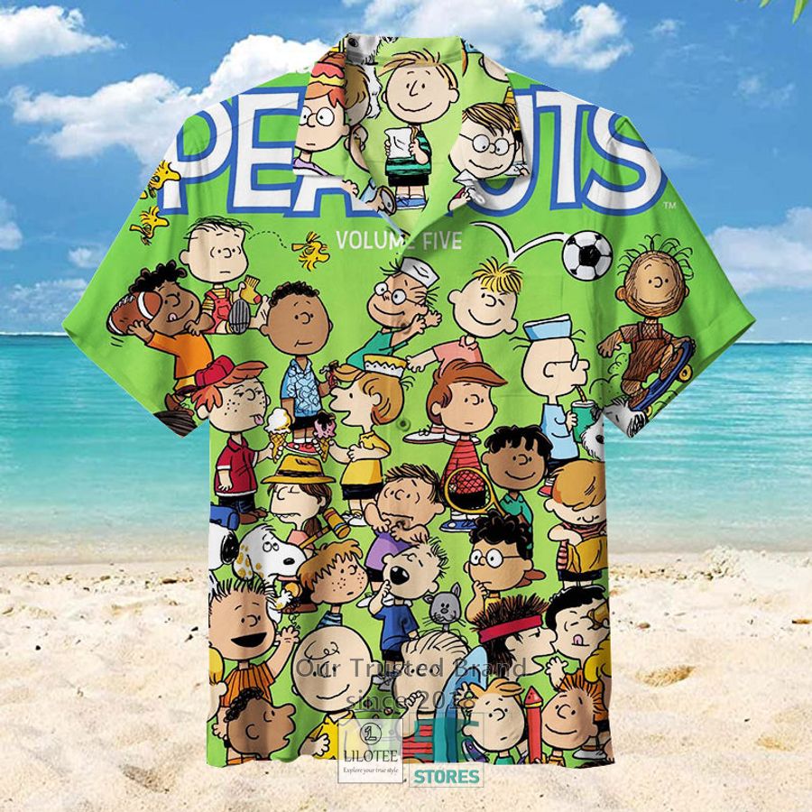 Peanuts cartoon Casual Hawaiian Shirt