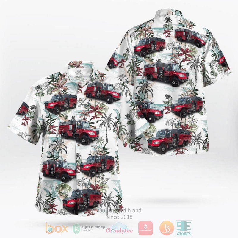 Pelham Alabama Pelham Fire Department Hawaiian Shirt