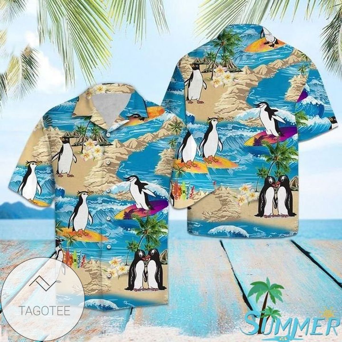 Penguin Hawaiian Shirt Perfect Penguin Clothing