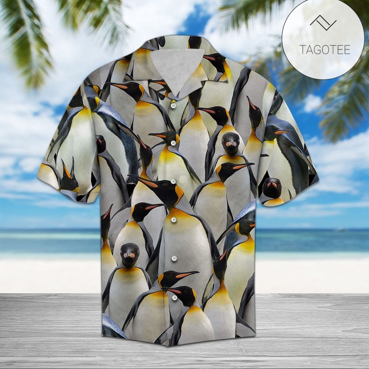 Penguin With Pineapple Tropical Summer Authentic Hawaiian Shirt 2022s