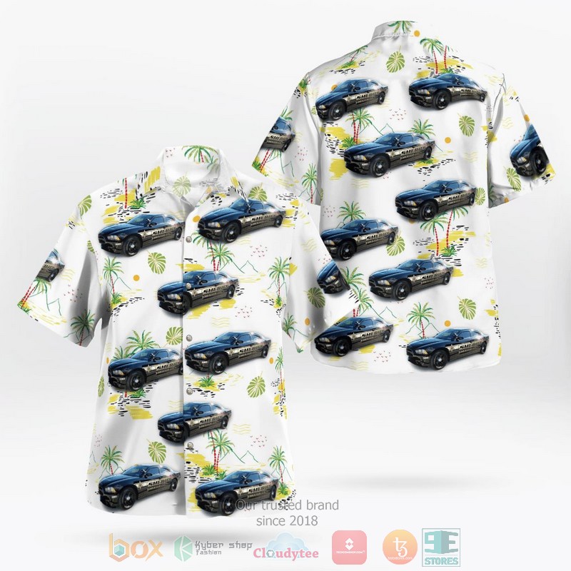 Pennsylvania Capitol Police Ford Police Interceptor Utility & Ford Taurus Police Interceptor 3D Hawaii Shirt