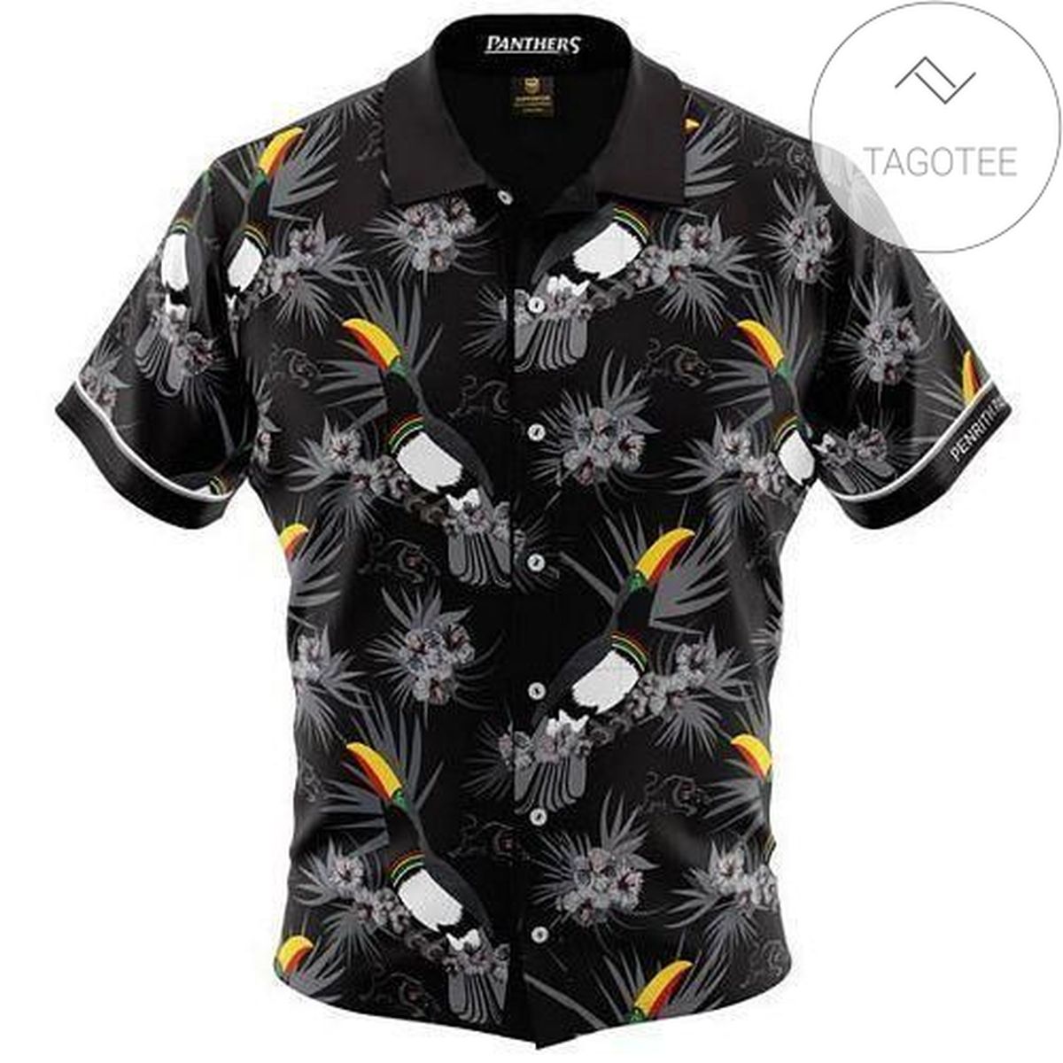 Penrith Panthers All Over Print Summer Short Sleeve Hawaiian Beach Shirt – Turquoise