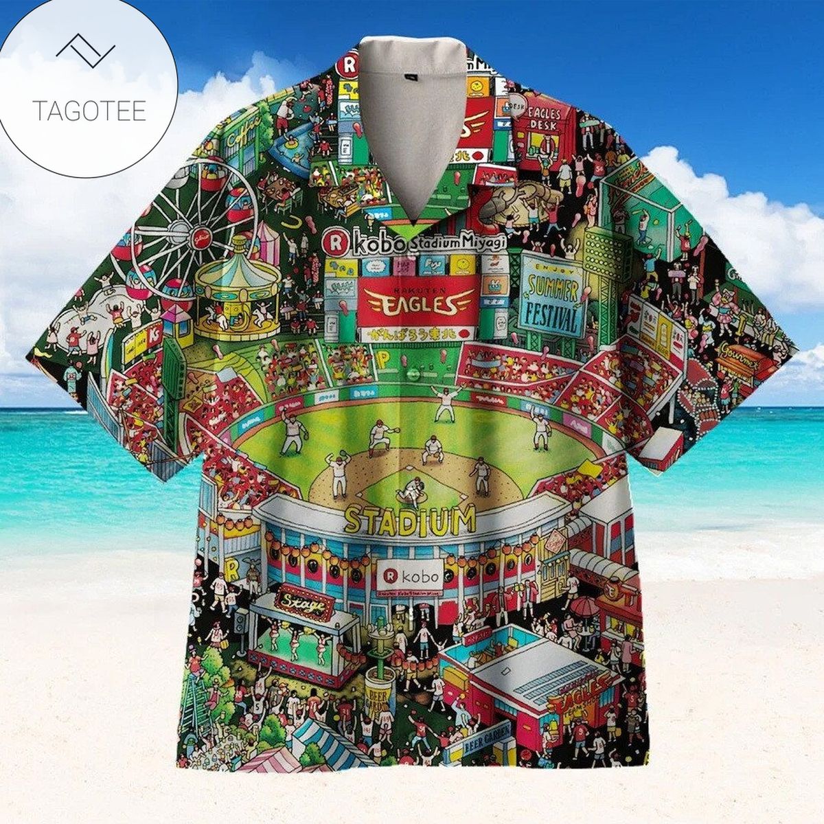 Penrith Panthers All Over Print Summer Short Sleeve Hawaiian Beach Shirt – Turquoise