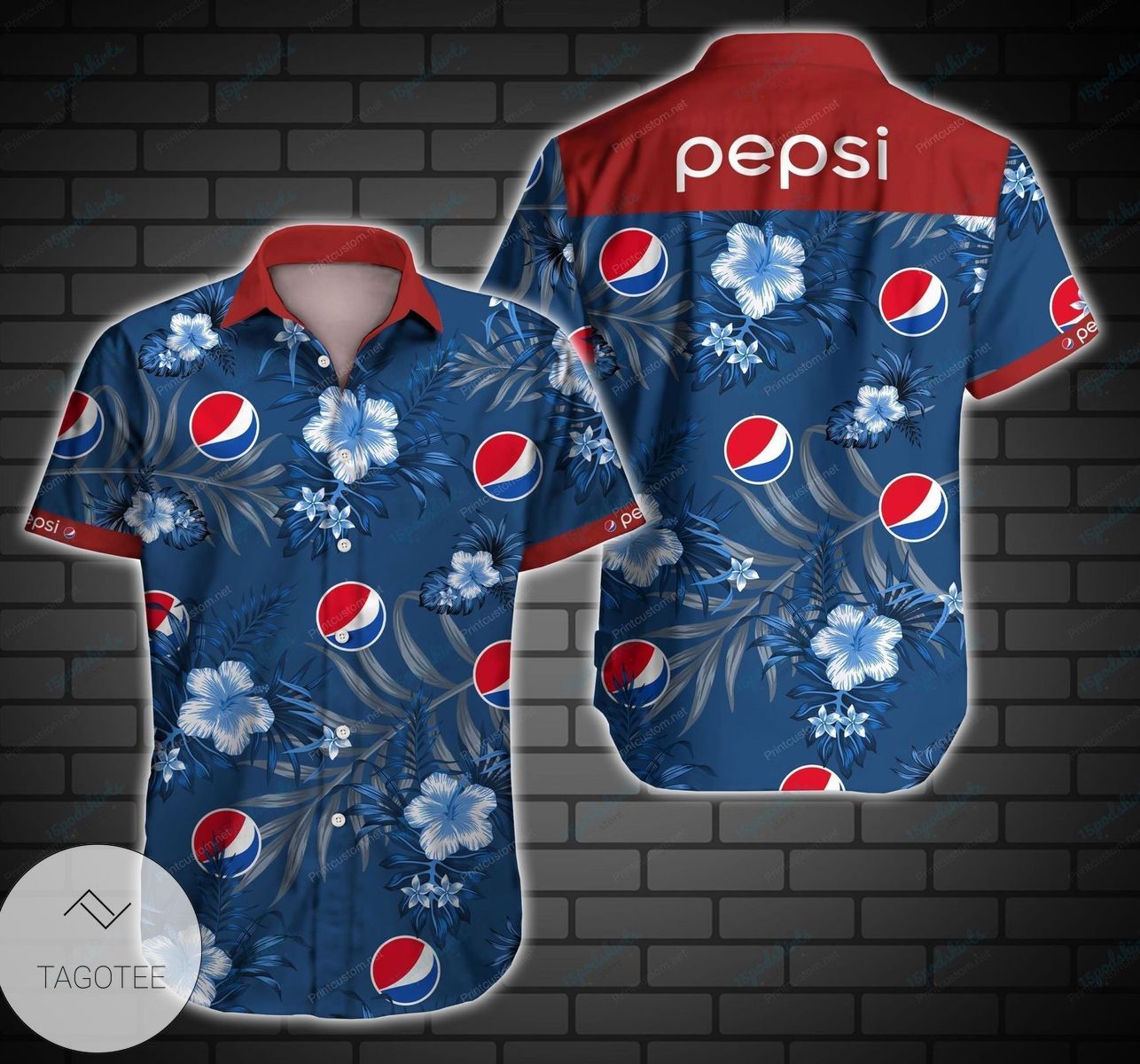 Pepsi Logo Hawaii 3d Shirt