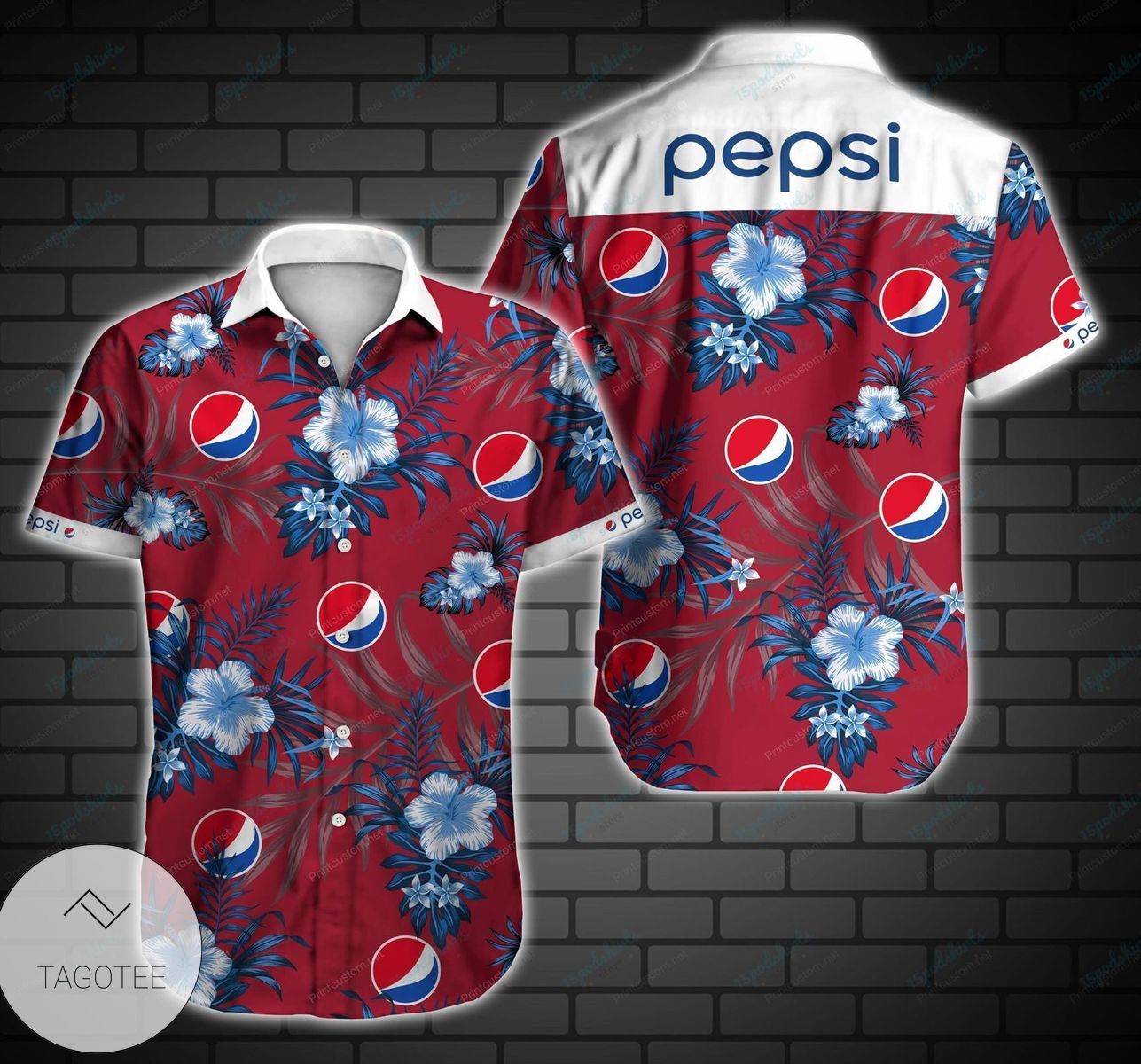 Pepsi Zero Sugar US Flag Hawaiian Shirt