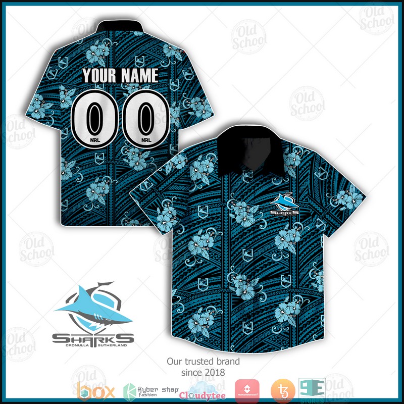 Personalise NRL Parramatta Eels Hawaiian shirt