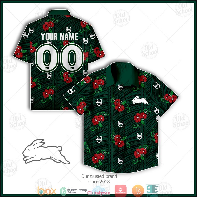 Personalise NRL Melbourne Storm Hawaiian shirt