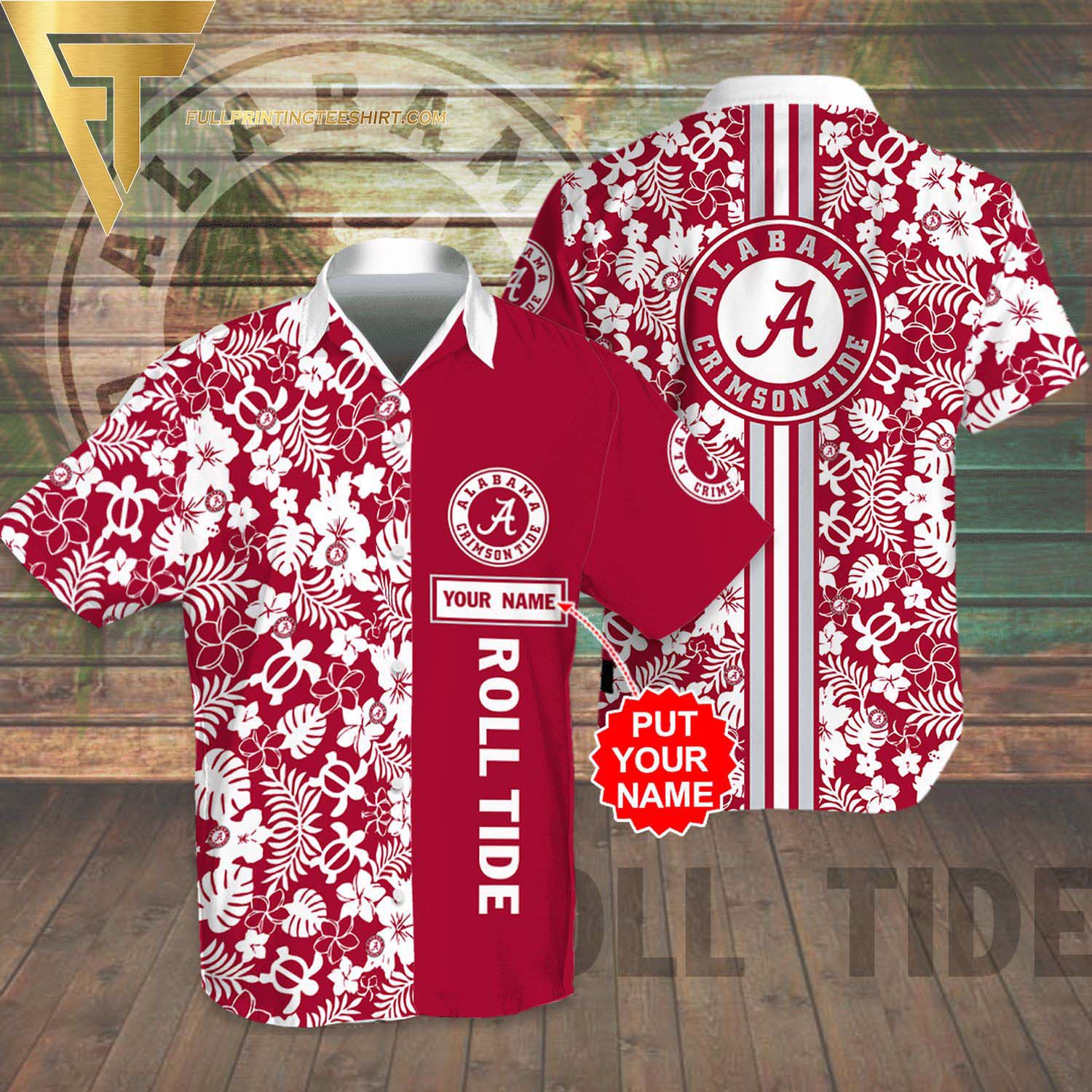 Personalize Arizona Cardinals Summer Aloha Hawaiian Shirt