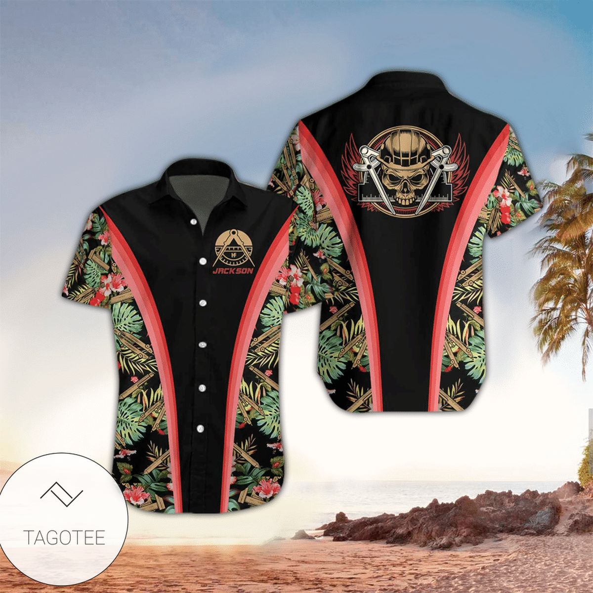 Personalized Arizona Diamondbacks All Over Print 3D Hawaiian Shirt – Black