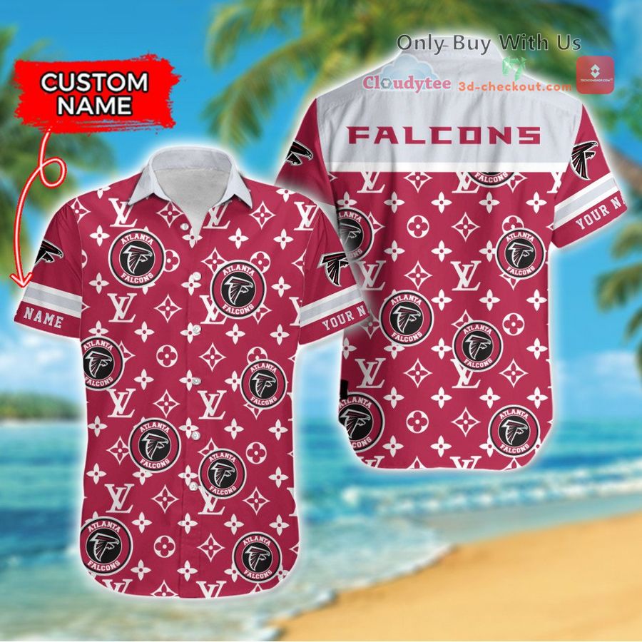 Personalized Buffalo Bills Louis Vuitton Pattern Hawaiian Shirt