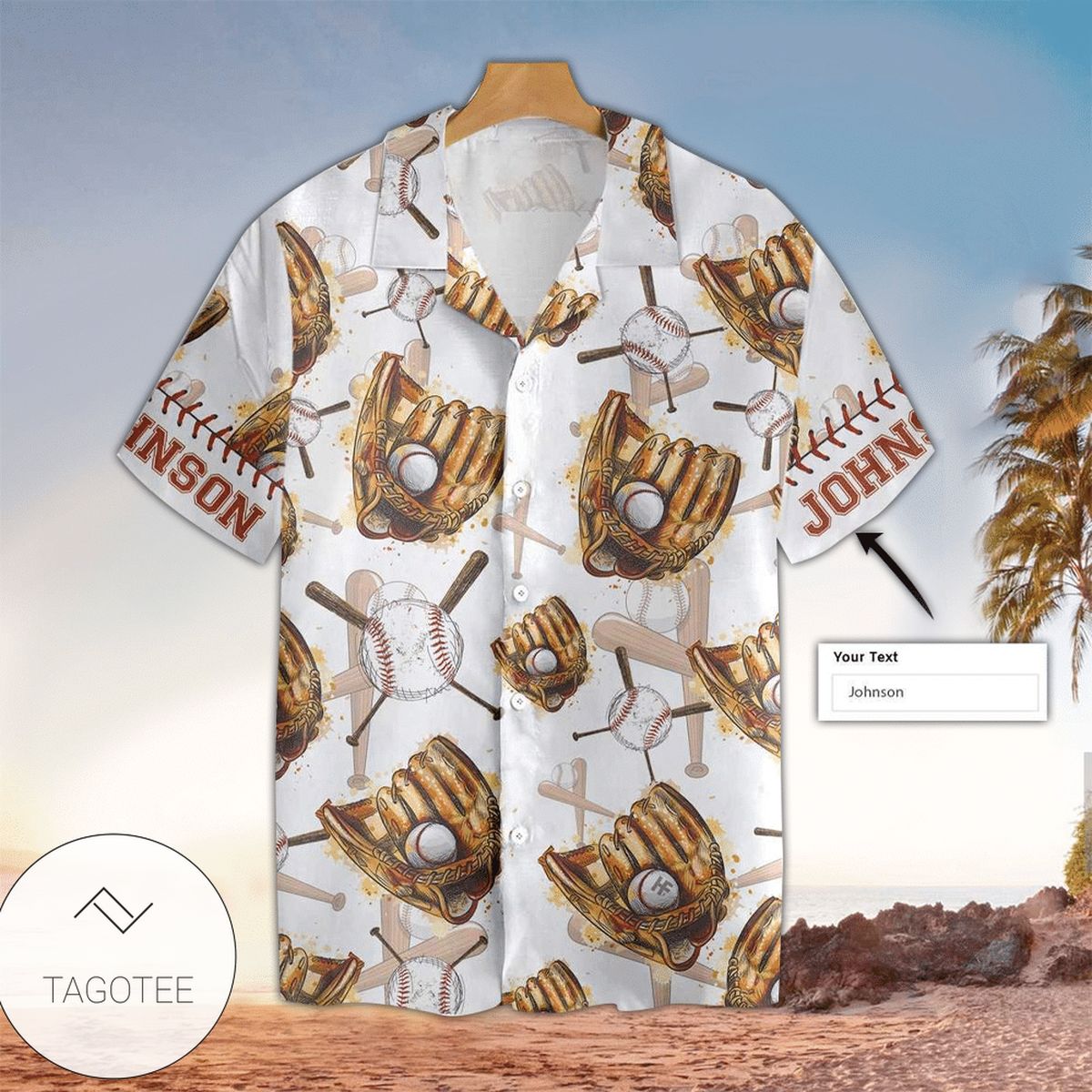 Personalized Baseball Lover Custom Hawaiian Shirts