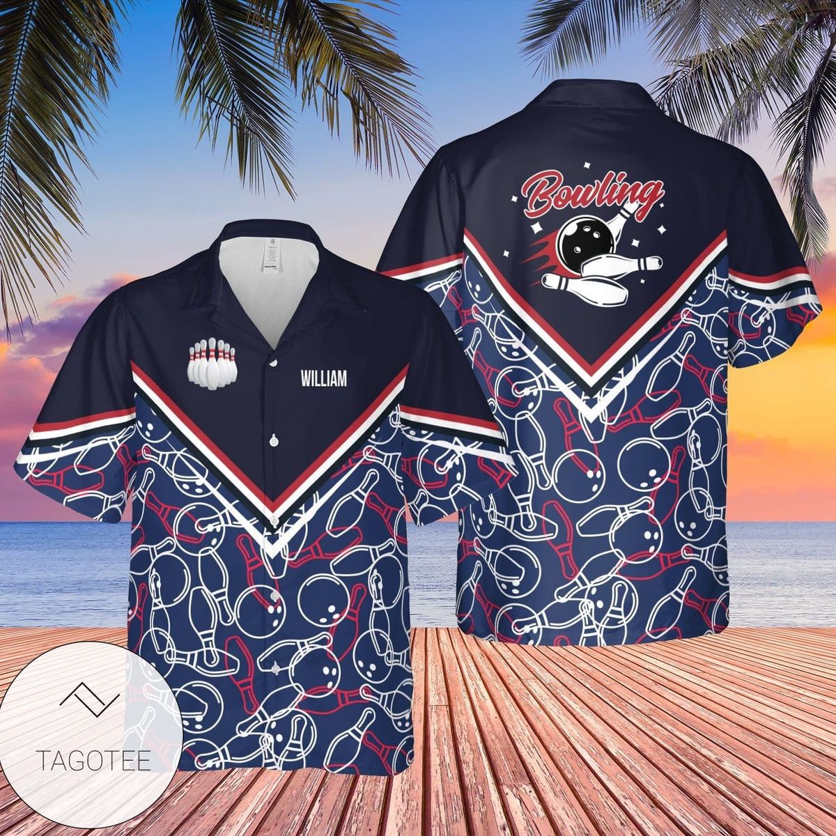 Personalized Boston Red Sox All Over Print 3D Hawaiian Shirt – White Gift For Fans