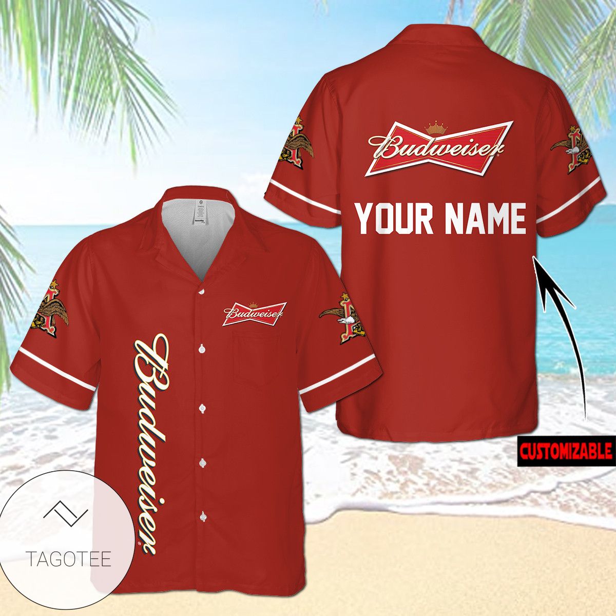 Personalized Bowling Pattern Custom Hawaiian Shirts