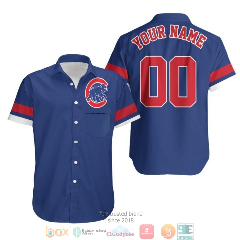 Personalized Chicago Cubs Royal 2019 Jersey Inspired Style Hawaiian Shirt