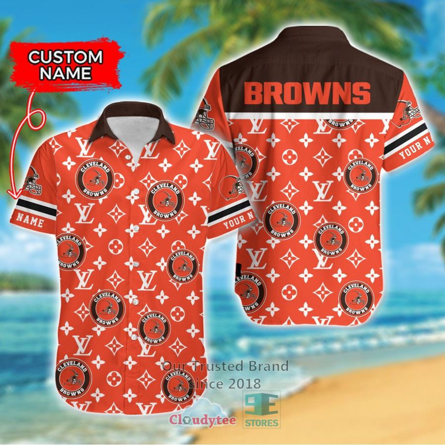 Personalized Cincinnati Bengals Louis Vuitton Pattern Hawaiian Shirt