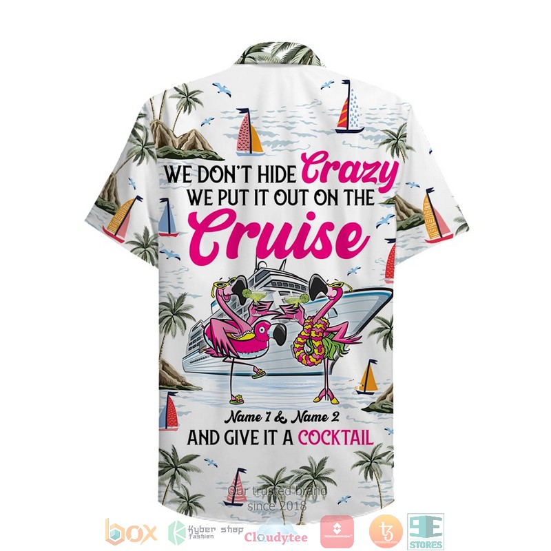 Personalized Cruising Friends Shape Up Or Ship Out Cruise Palm Tree Pattern Hawaiian Shirt