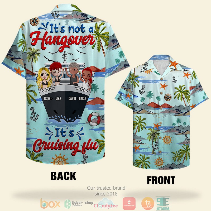 Personalized Cruising Flamingo Couple We don’t hide crazy Hawaiian Shirt