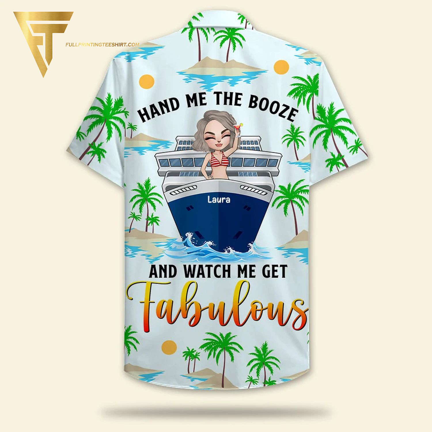 Personalized Cruising Friends Shape Up Or Ship Out Full Printing Hawaiian Shirt