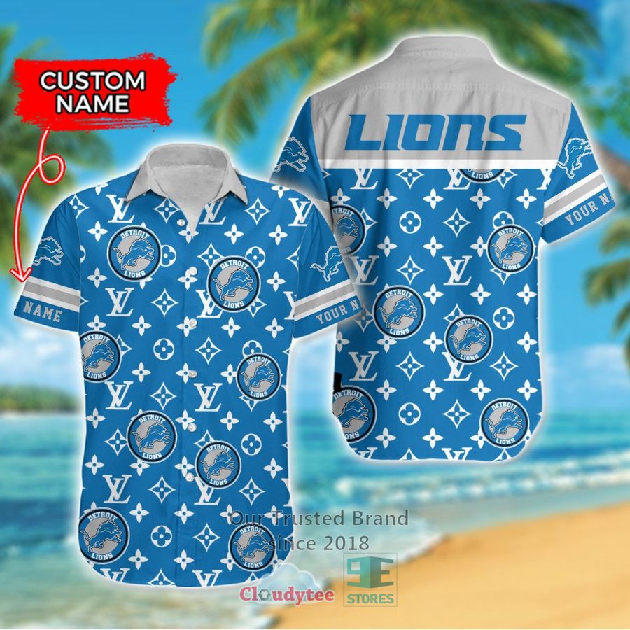 Personalized Houston Texans Louis Vuitton Pattern Hawaiian Shirt