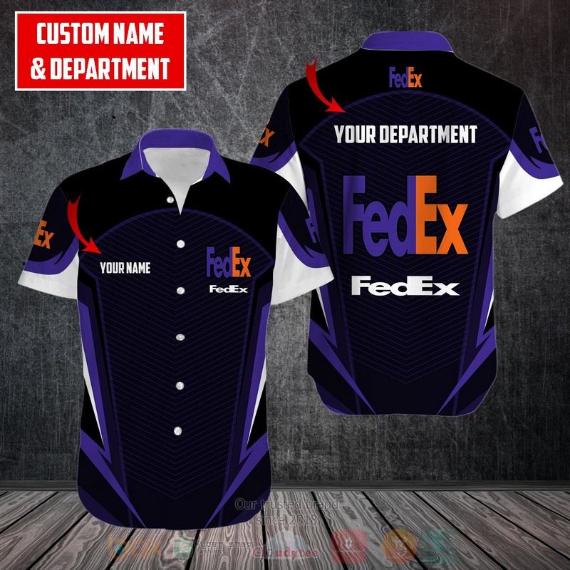 Personalized Fedex custom Hawaiian shirt