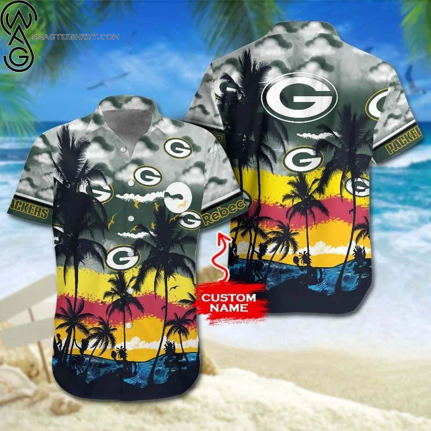 Personalized Kansas City Chiefs All Over Print Summer Floral Aloha Summer Beach Hawaiian Shirt And Beach Shorts Version Red