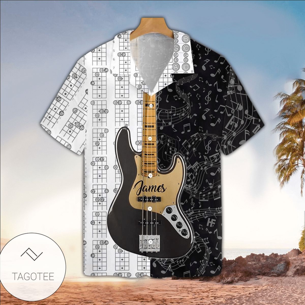 Personalized Guitarist Custom Hawaiian Shirts