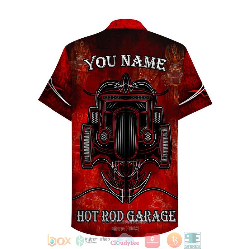 Personalized Hot Rod Garrage Hawaiian Shirt