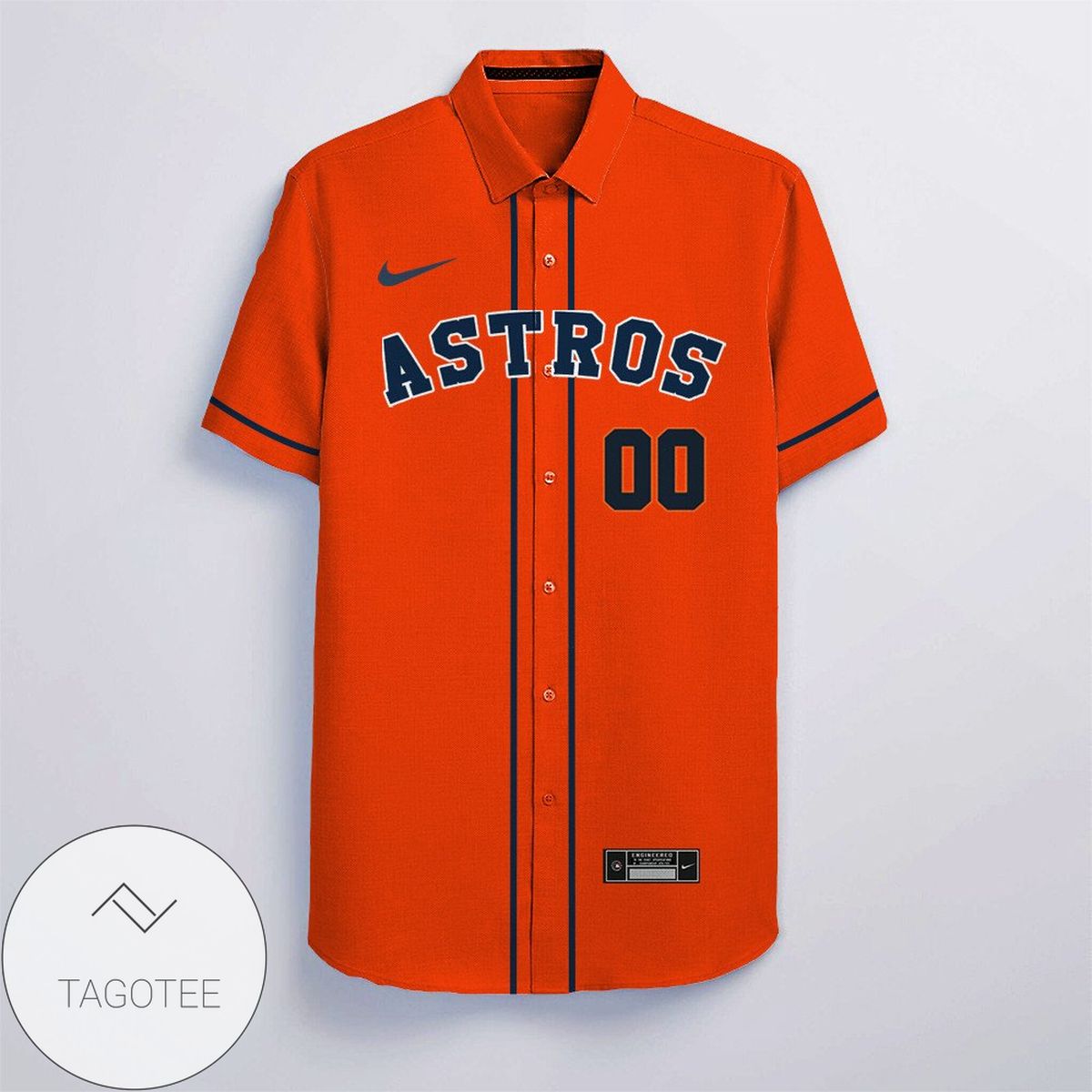 Personalized Houston Astros All Over Print 3D Hawaiian Shirt – Navy