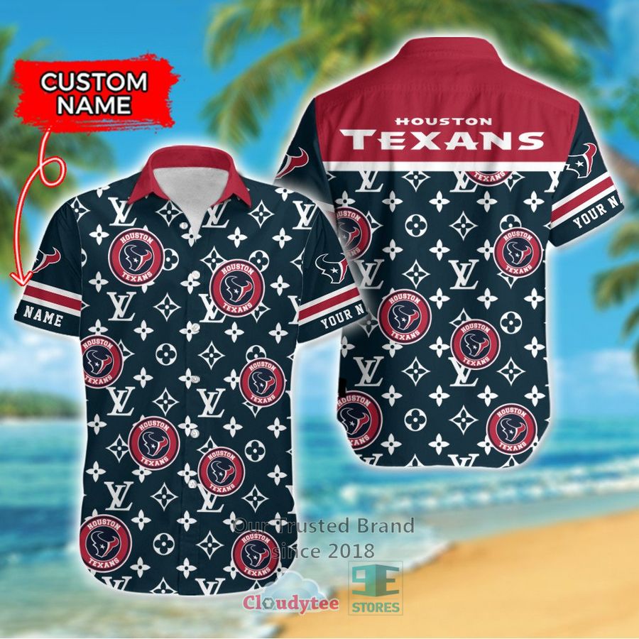 Personalized Detroit Lions Louis Vuitton Pattern Hawaiian Shirt