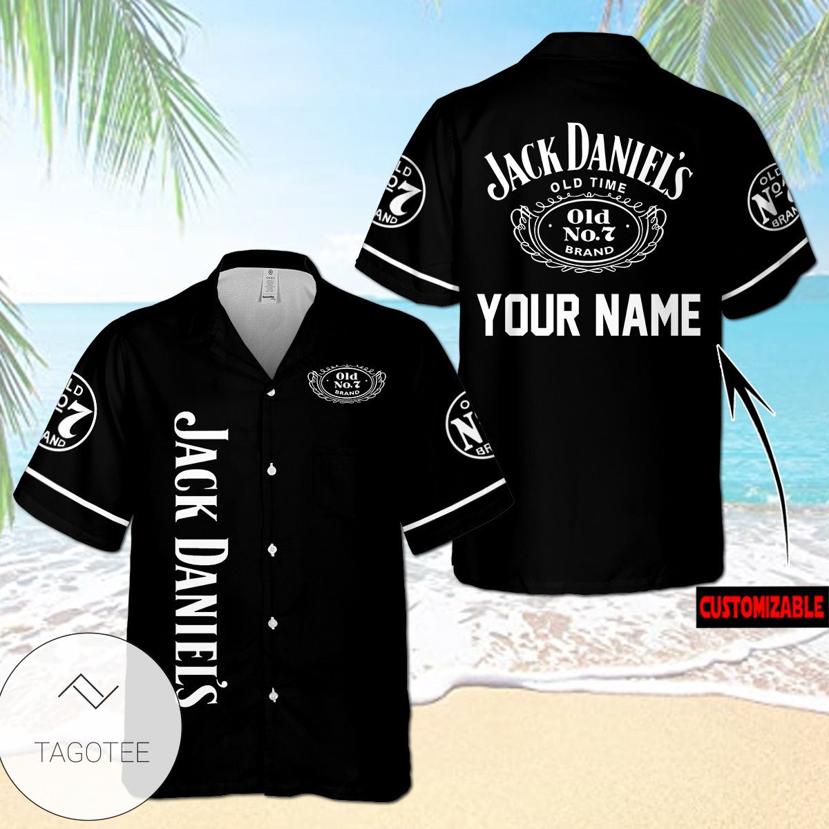 Personalized Jack Daniel’s Whiskey Hawaiian Shirt