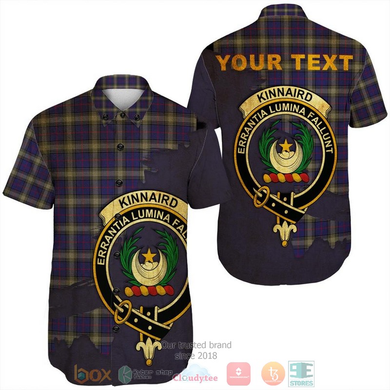 Personalized Kerr Ancient Tartan Crest Custom Hawaiian Shirt