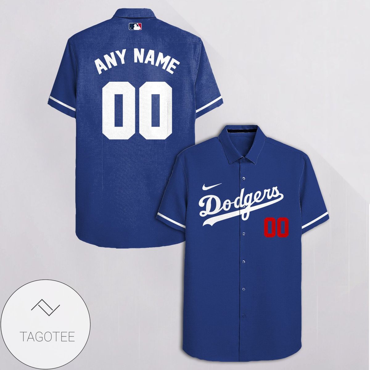 Personalized Los Angeles Dodgers All Over Print 3D Hawaiian Shirt – Blue Packer Lover