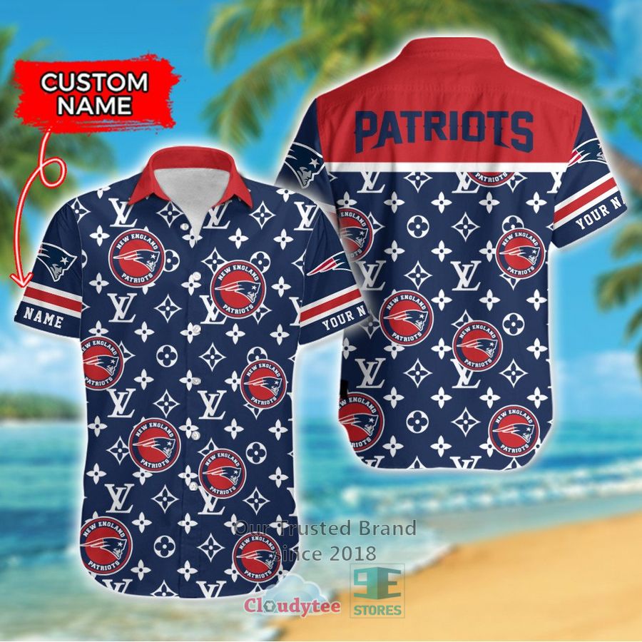 Personalized Miami Dolphins Louis Vuitton Pattern Hawaiian Shirt