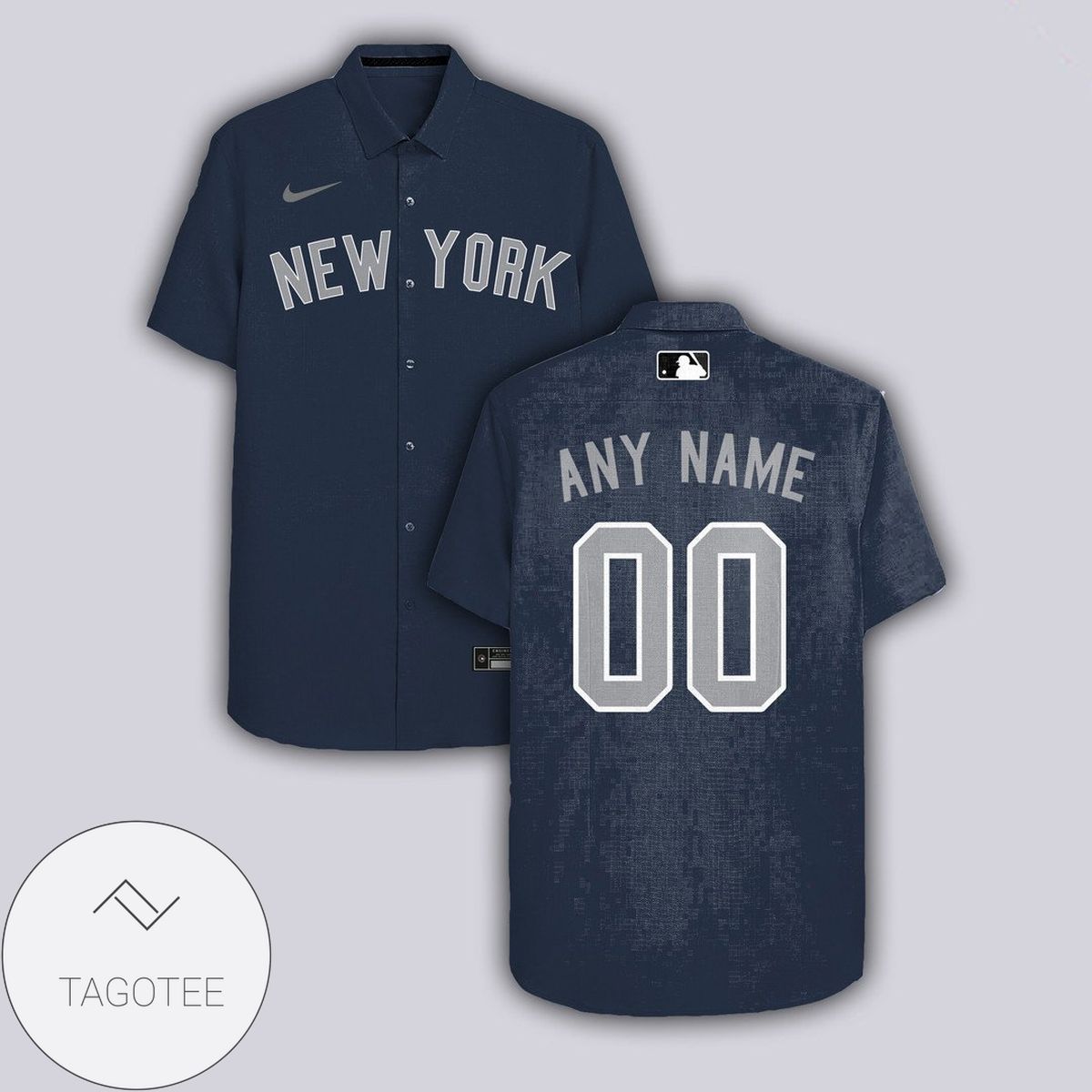 Personalized New York Yankees All Over Print 3D Hawaiian Shirt