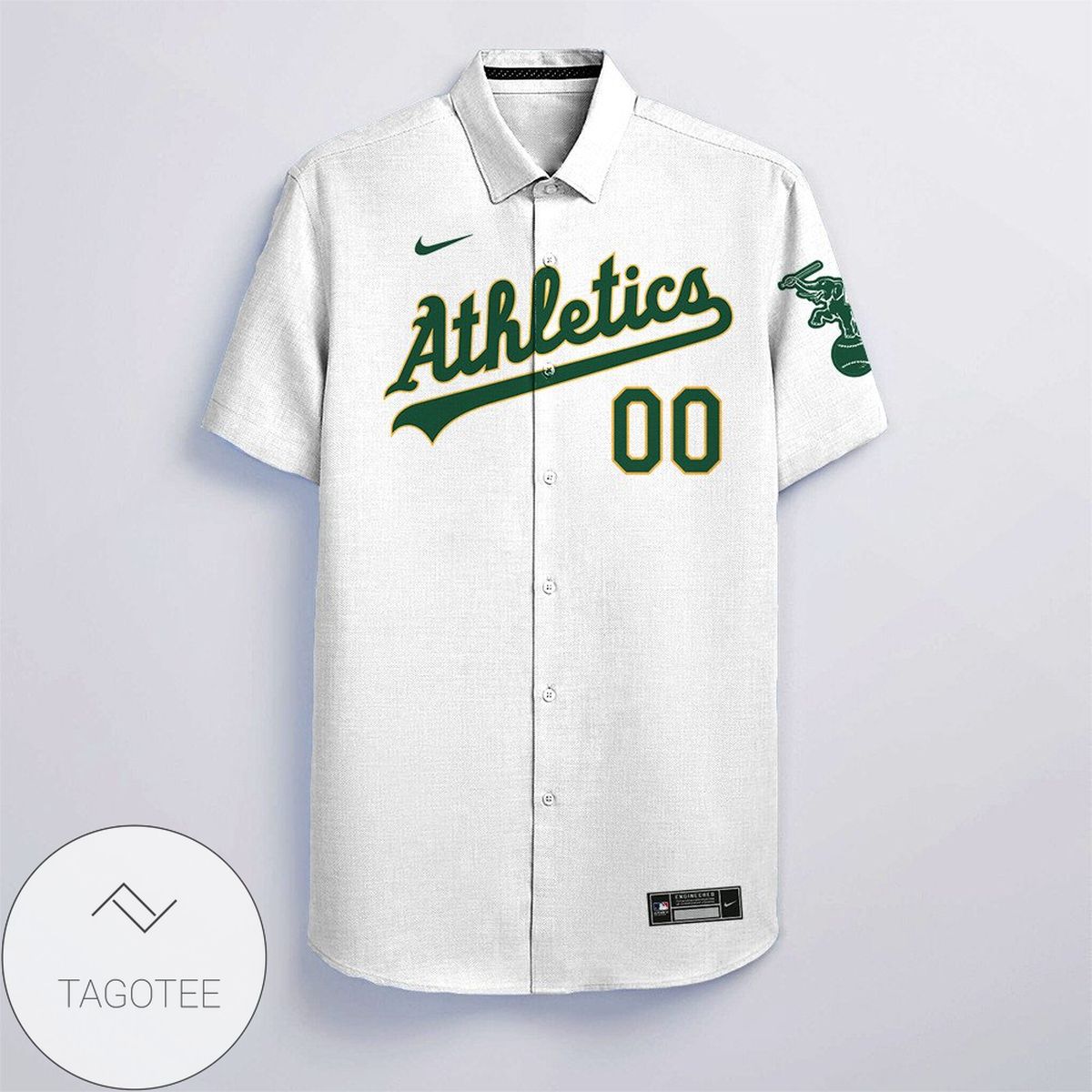 Personalized Oakland Athletics All Over Print 3D Hawaiian Shirt