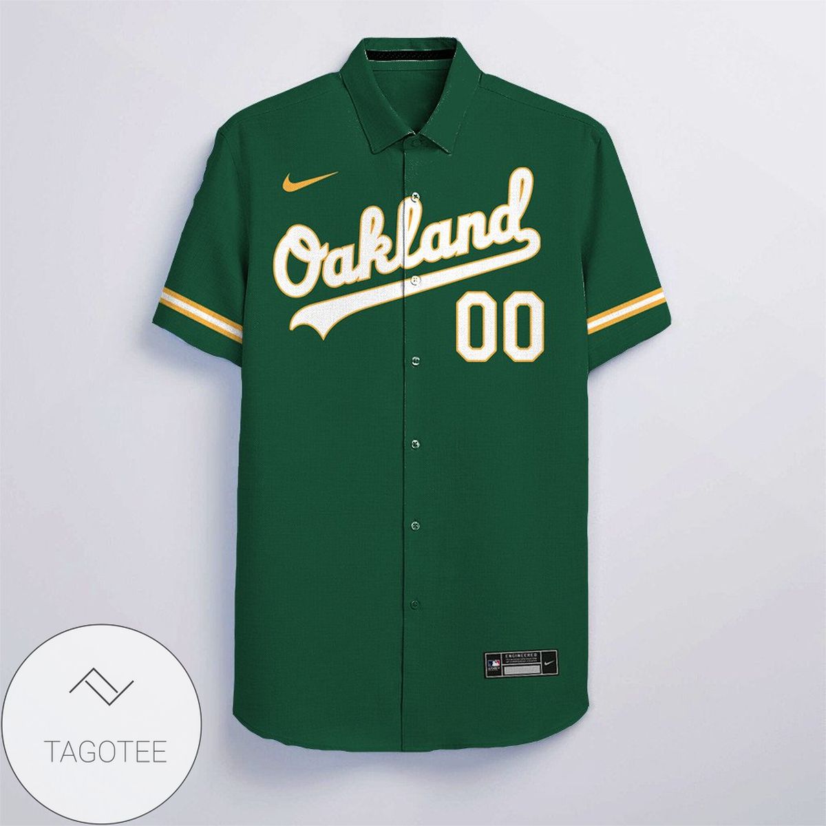 Personalized Oakland Athletics All Over Print 3D Hawaiian Shirt