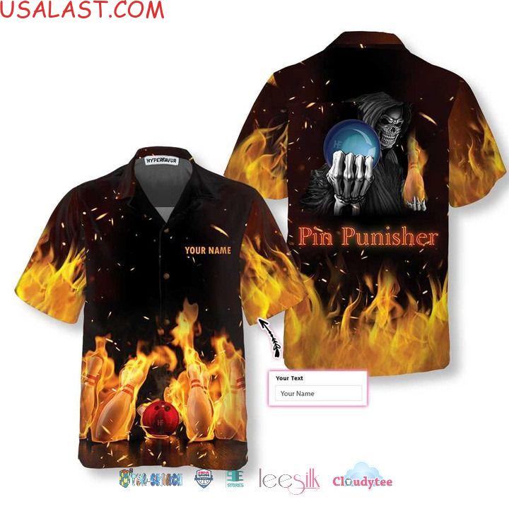 Personalized Pin Punisher Bowling Hawaiian Shirts