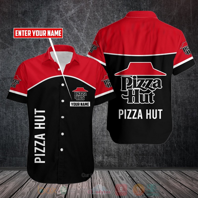 Personalized Pizza Hut custom Hawaiian shirt