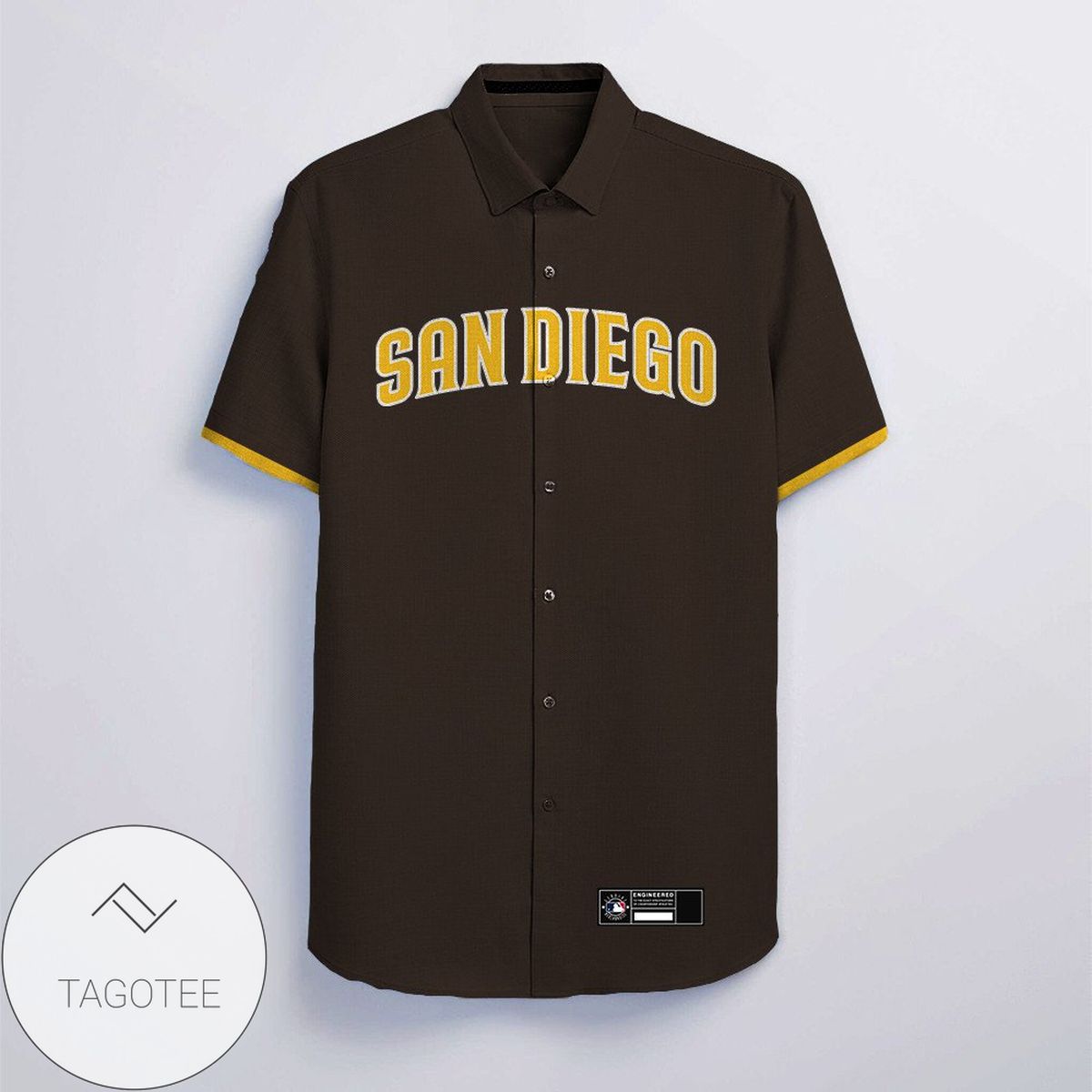 Personalized San Diego Padres All Over Print 3D Hawaiian Shirt – Beige