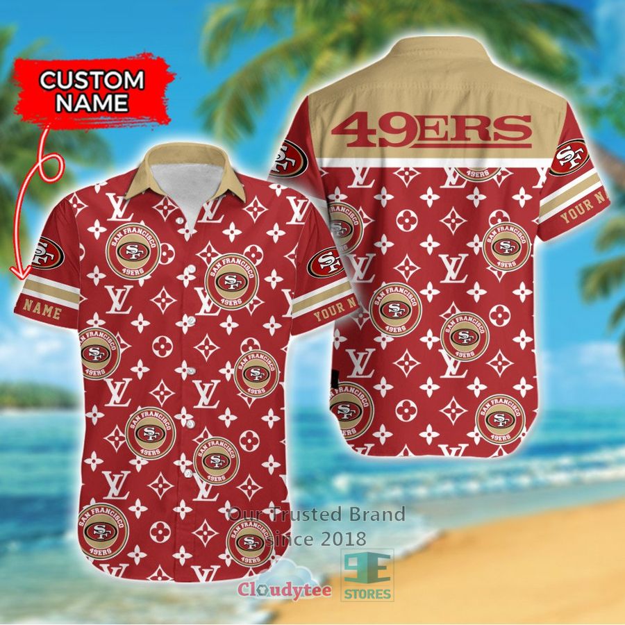 Personalized Philadelphia Eagles Louis Vuitton Pattern Hawaiian Shirt