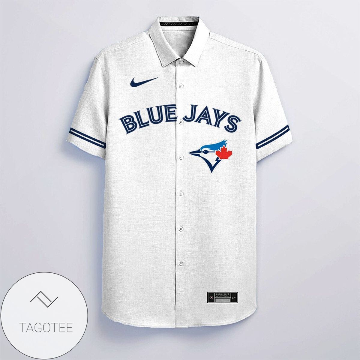 Personalized Toronto Blue Jays All Over Print 3D Hawaiian Shirt – Navy