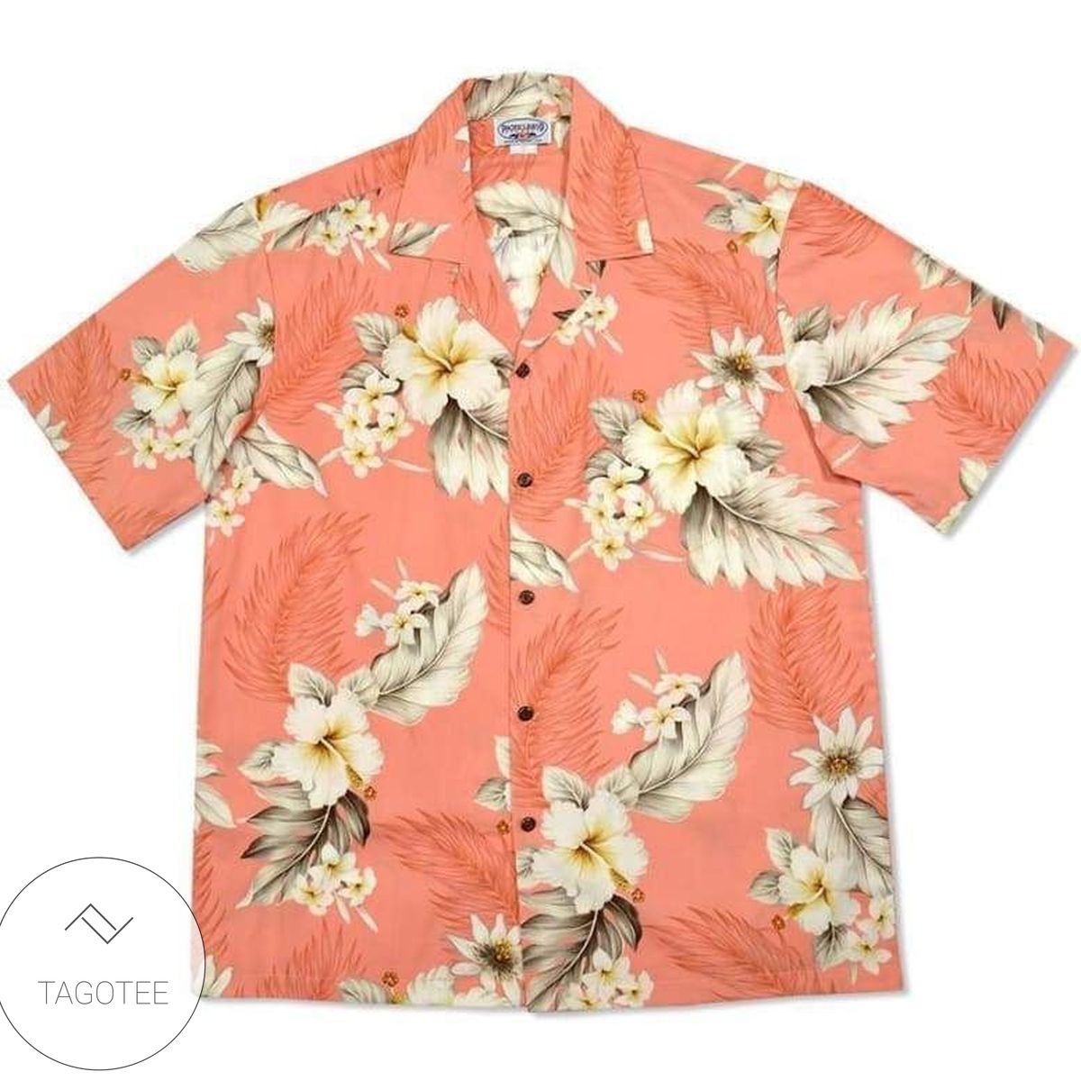 Petal Pink Hawaiian Aloha Sport Shirt