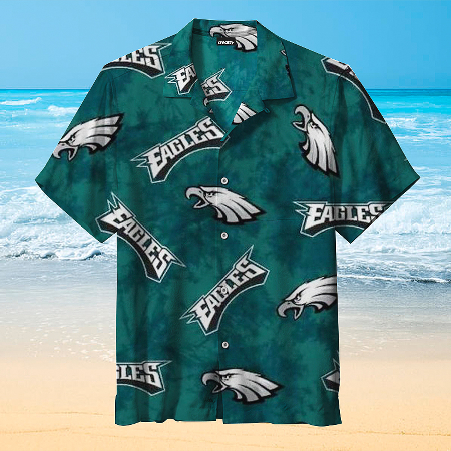 Philadelphia Eagles Hawaiian Shirt 3D All Over Print Men Women Unisex Model 633