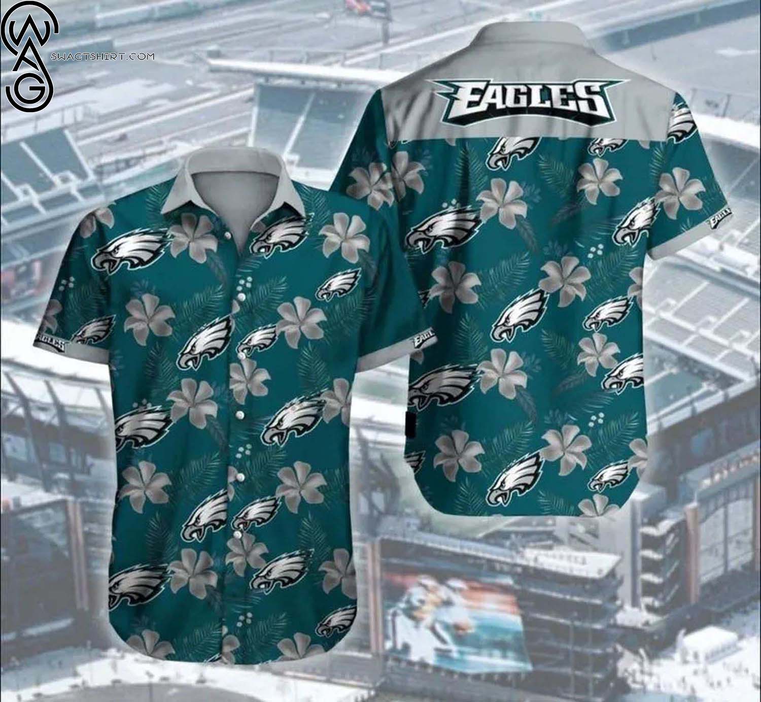 Philadelphia Eagles For Fan Summer Vacation Hawaiian Shirt